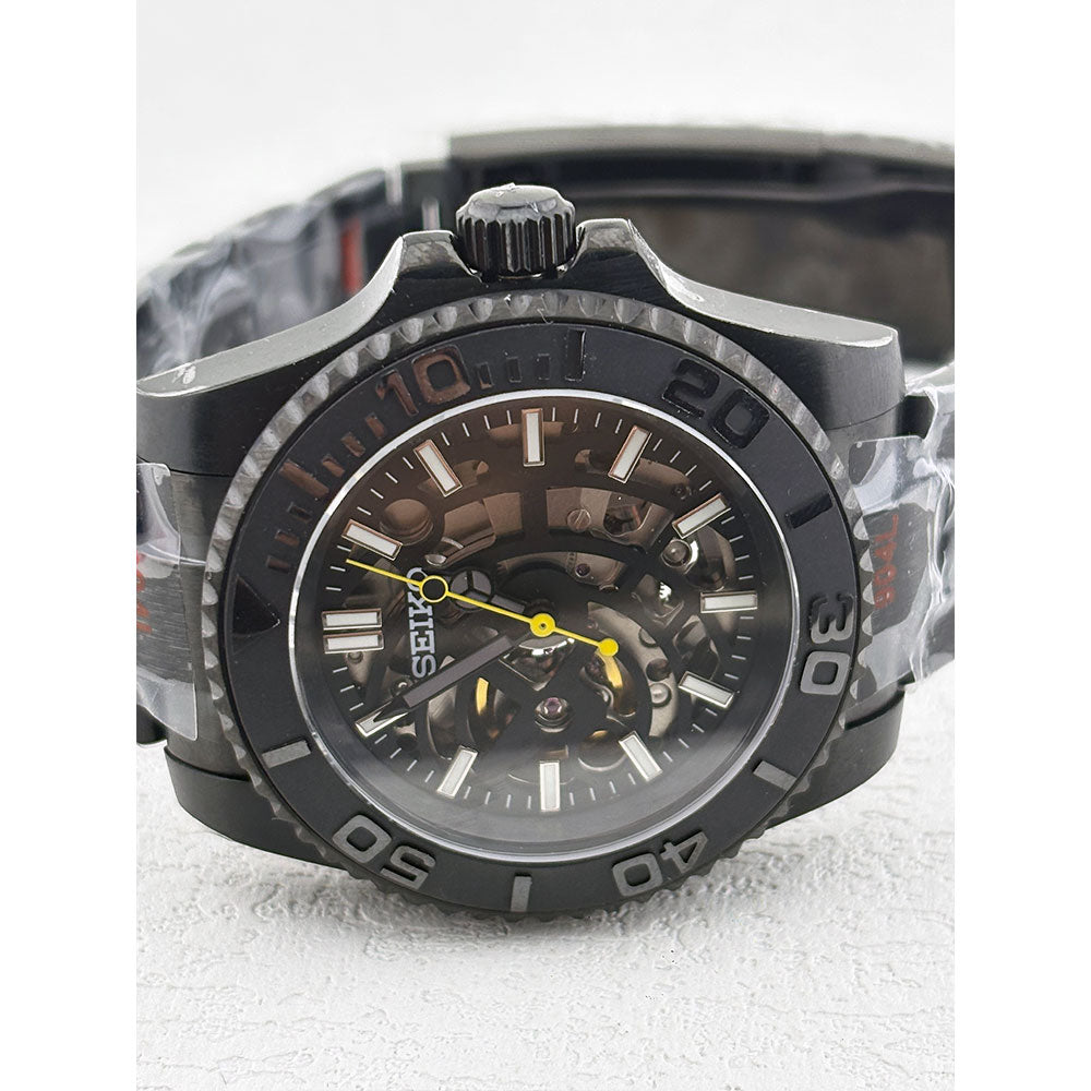 SeikoMod Submariner Black II（Hollow out design）