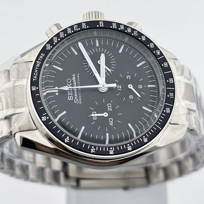 SeikoMod Speedmaster Moonwatch - Black