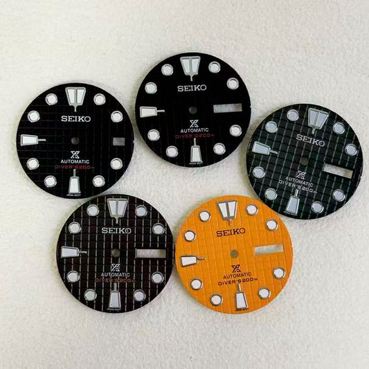 Custom SeikoDial Waffle double calendar