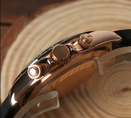 SeikoMod Daytona Rose Gold - Black