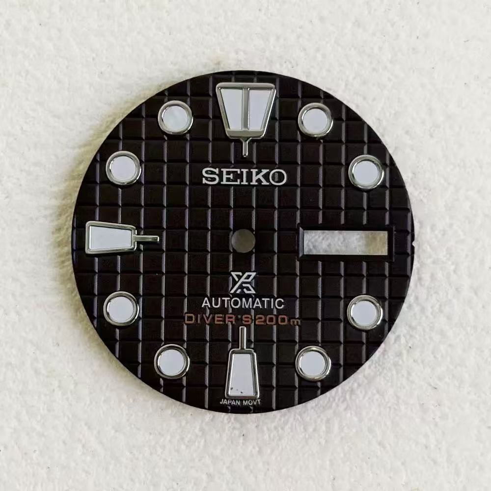 Custom SeikoDial Waffle double calendar