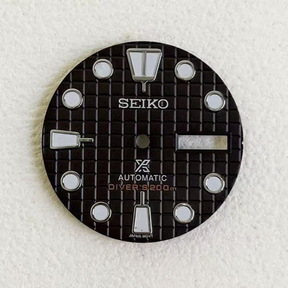 Custom SeikoDial Waffle double calendar