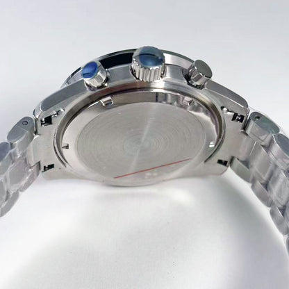 SeikoMod Speedmaster Moonwatch White - Orange
