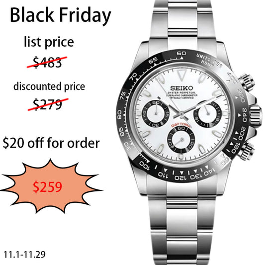 SeikoMod Daytona Panda