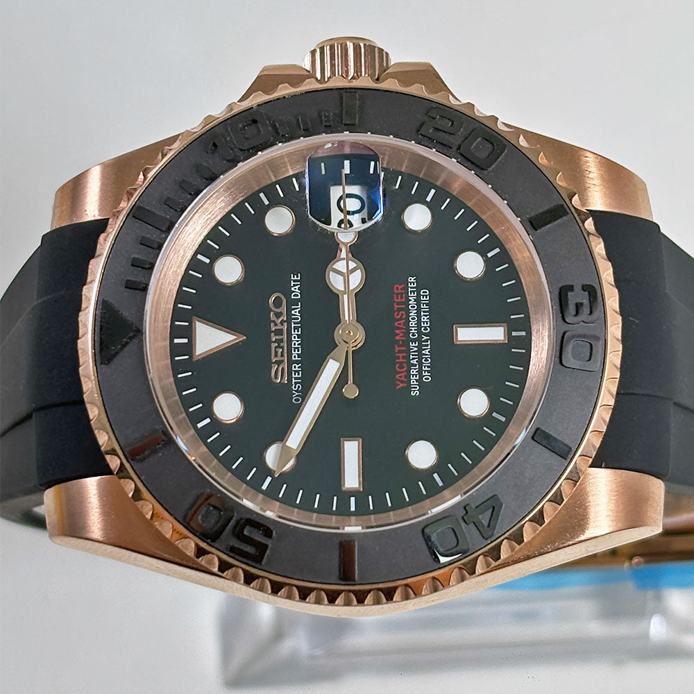 SeikoMod Yacht Master Rose Gold