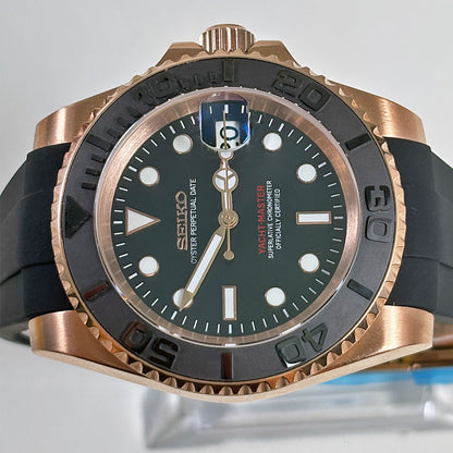 SeikoMod Yacht Master Rose Gold