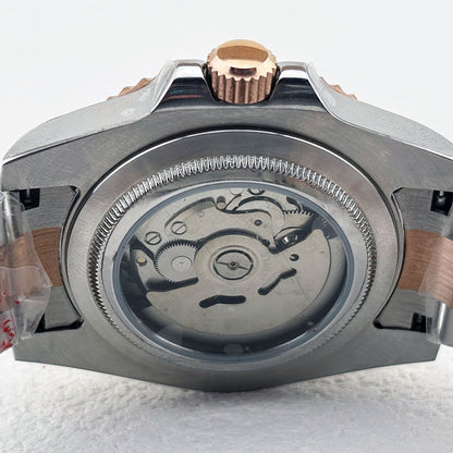 Custom SeikoMilsub GMT Rose gold