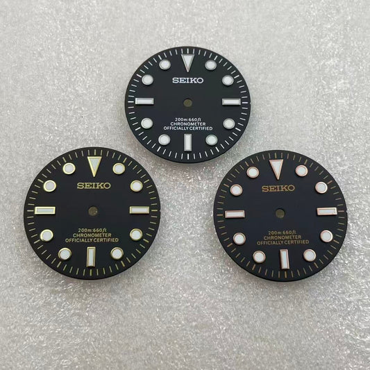 Custom SeikoDial submarine 200m:660ft
