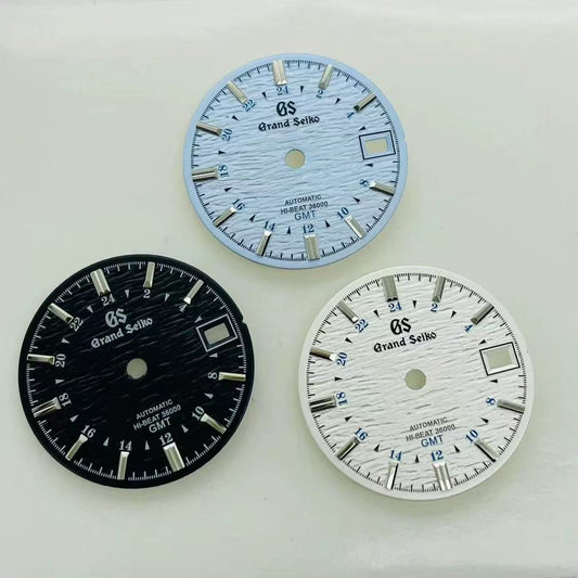 Custom SeikoDial Dual time zone waves