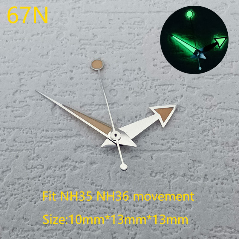 Custom Watch hand silvery