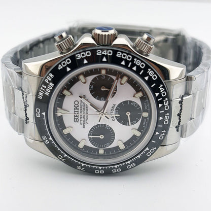 SeikoMod Daytona White Ceramic