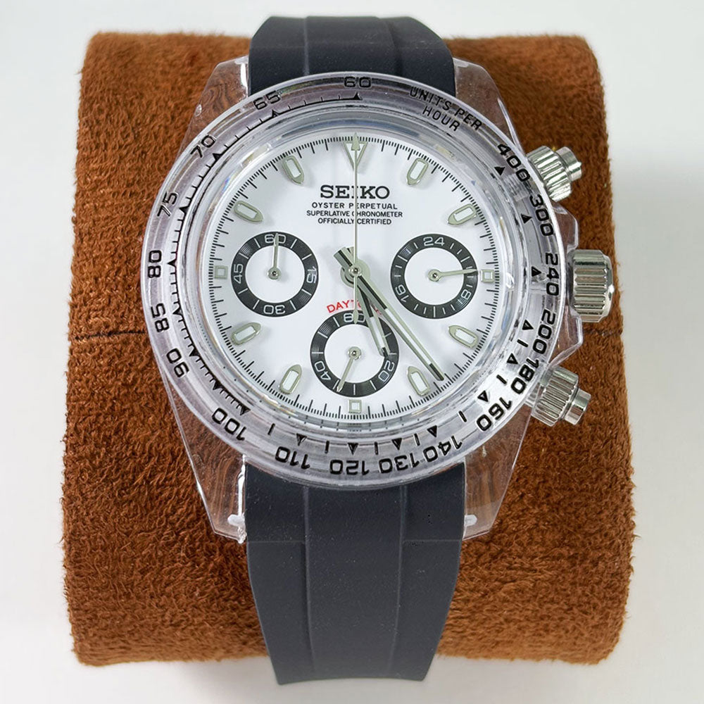 SeikoMod Daytona Panda Clear Case