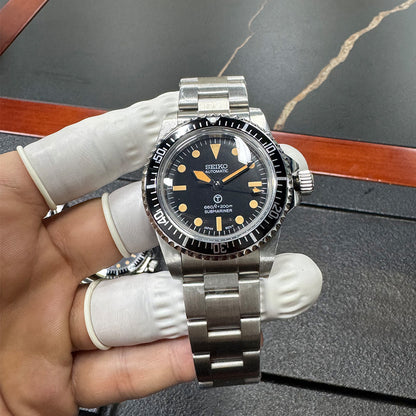 SeikoMod Submariner Vintage Black 200m