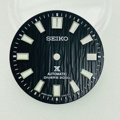 Custom SeikoDial tree grain