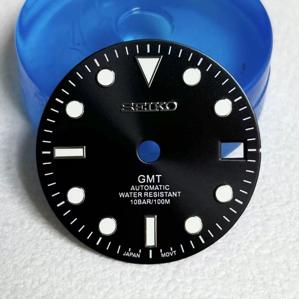 Custom SeikoDial GMT Black