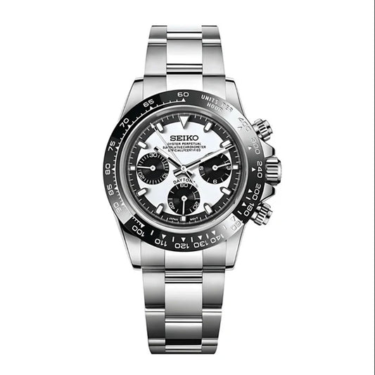 SeikoMod Daytona White Ceramic