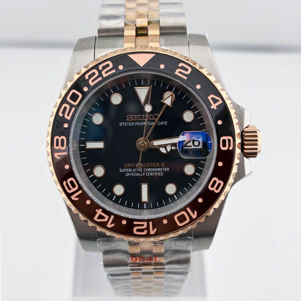 SeikoMod GMT Twotone Coke
