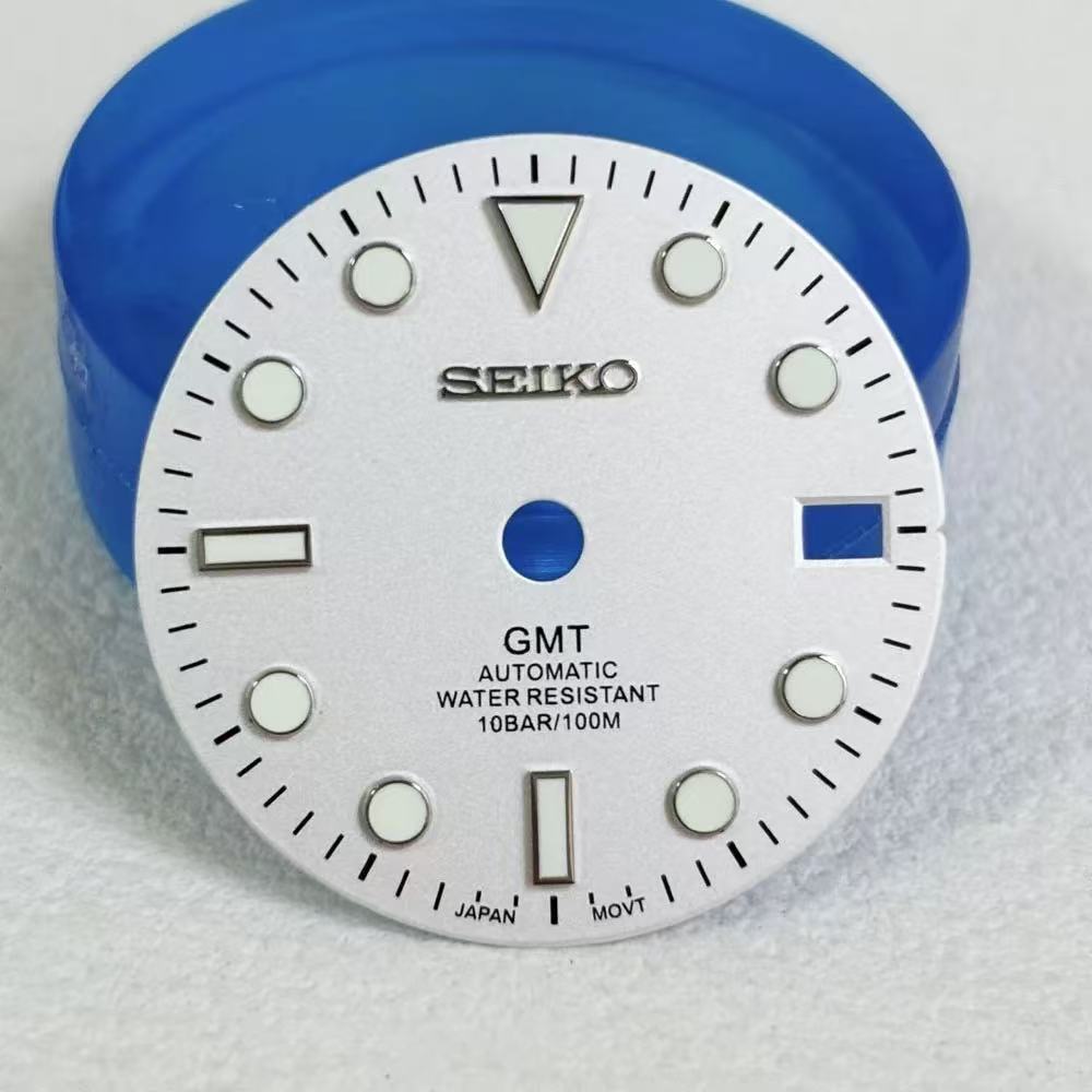 Custom SeikoDial GMT White