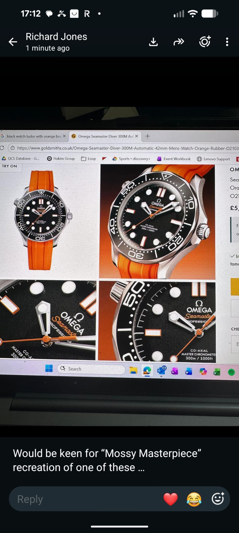 Customized watch
