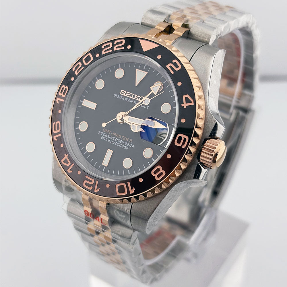 SeikoMod GMT Twotone Coke
