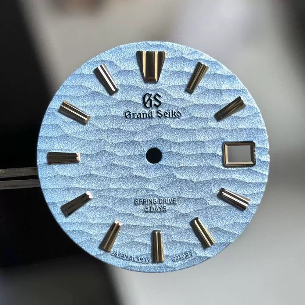 Custom SeikoDial Wave pattern GS