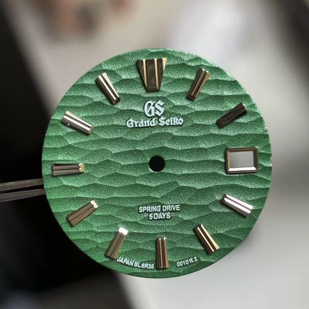 Custom SeikoDial Wave pattern GS