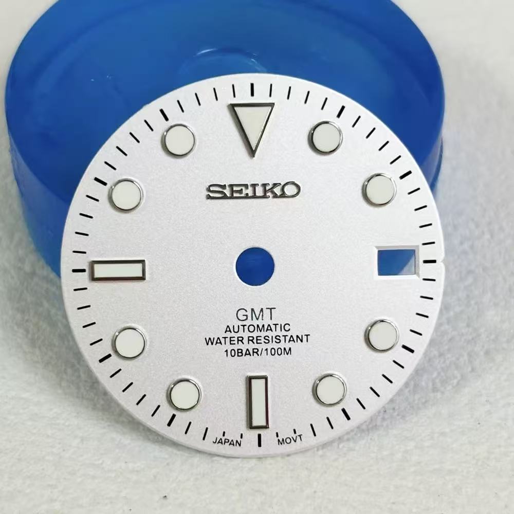 Custom SeikoDial GMT White