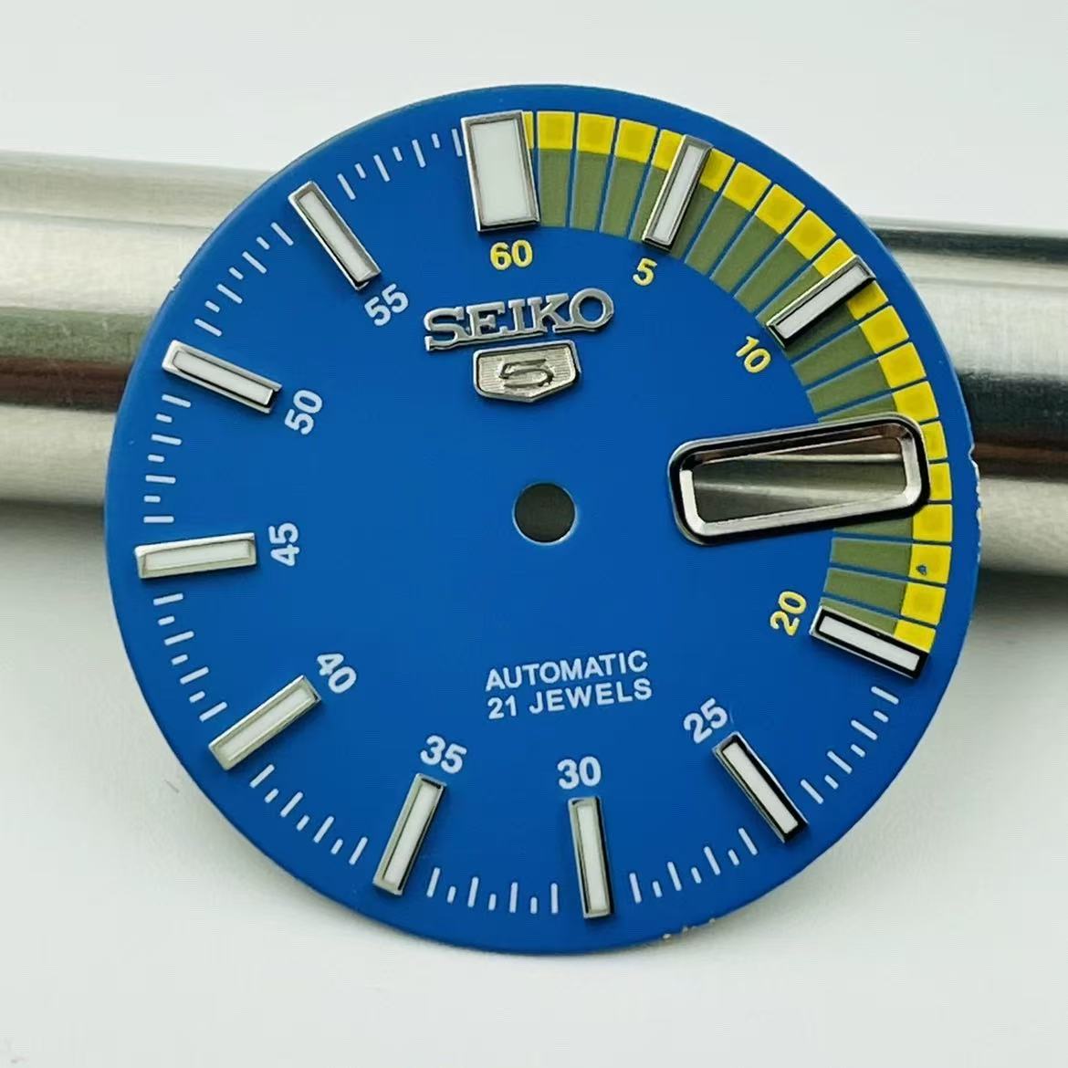 Custom SeikoDia Dual Calendar rainbow