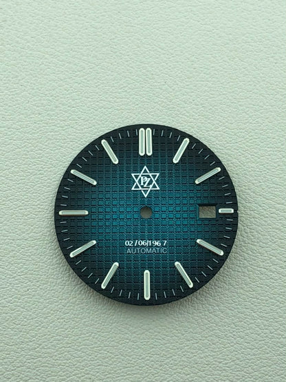 Metal patch dial