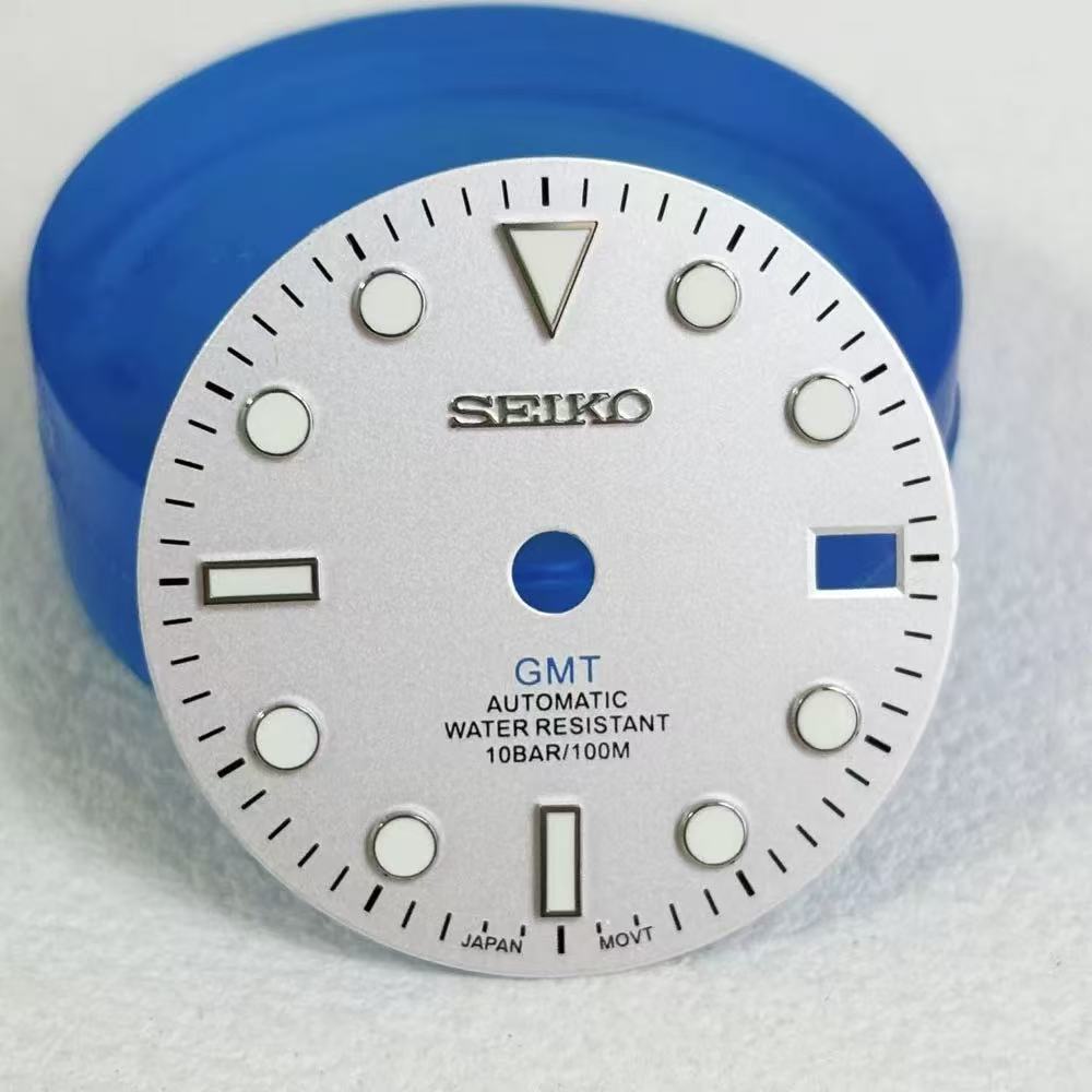 Custom SeikoDial GMT White