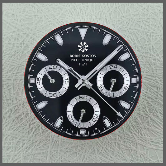 Custom dial and hands.