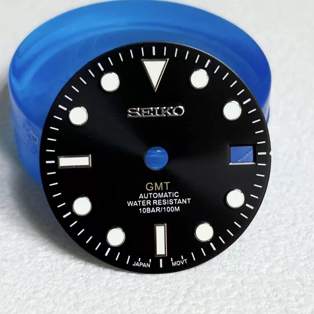 Custom SeikoDial GMT Black