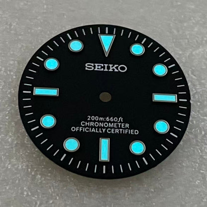 Custom SeikoDial submarine 200m:660ft