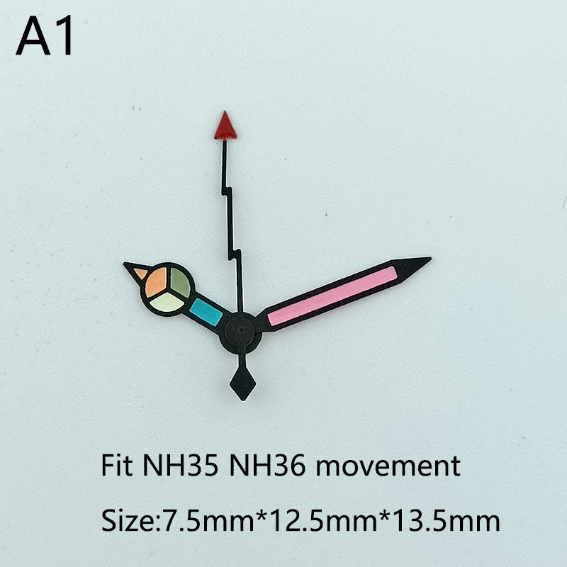 Custom Watch hand Mercedes-Benz colorful