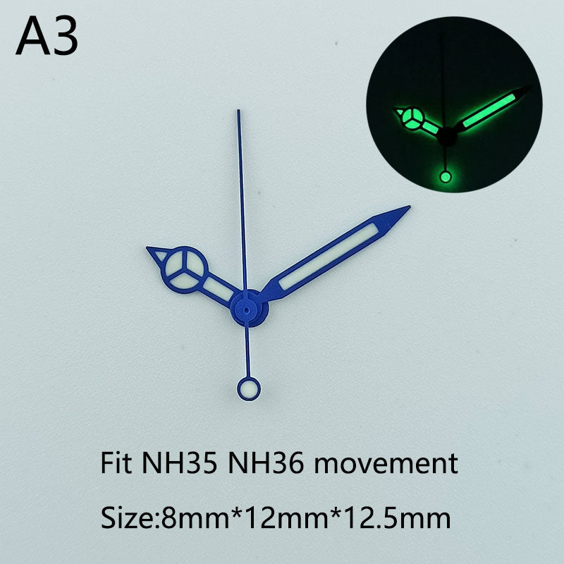 Custom Watch hand Mercedes-Benz colorful