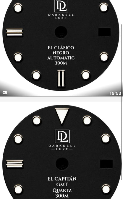 Two custom dial