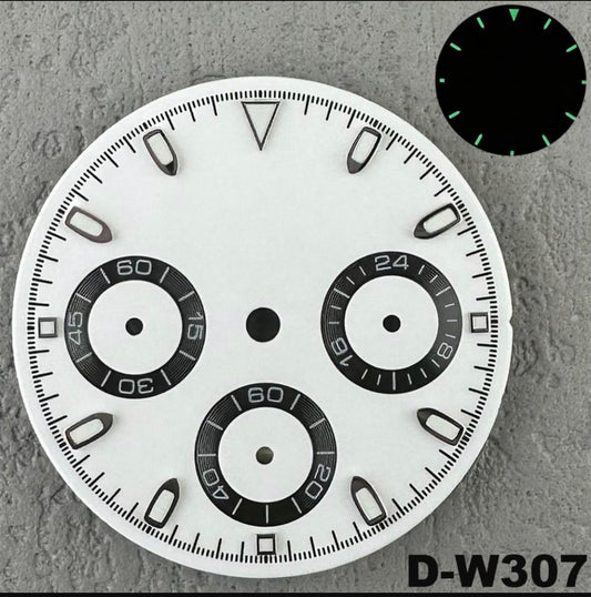 Custom watch, engraved back, strap, crown, movement and hands not included