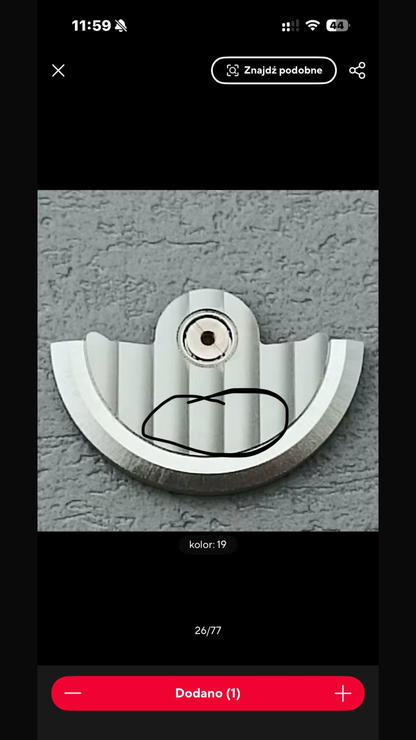 Rotor engraving