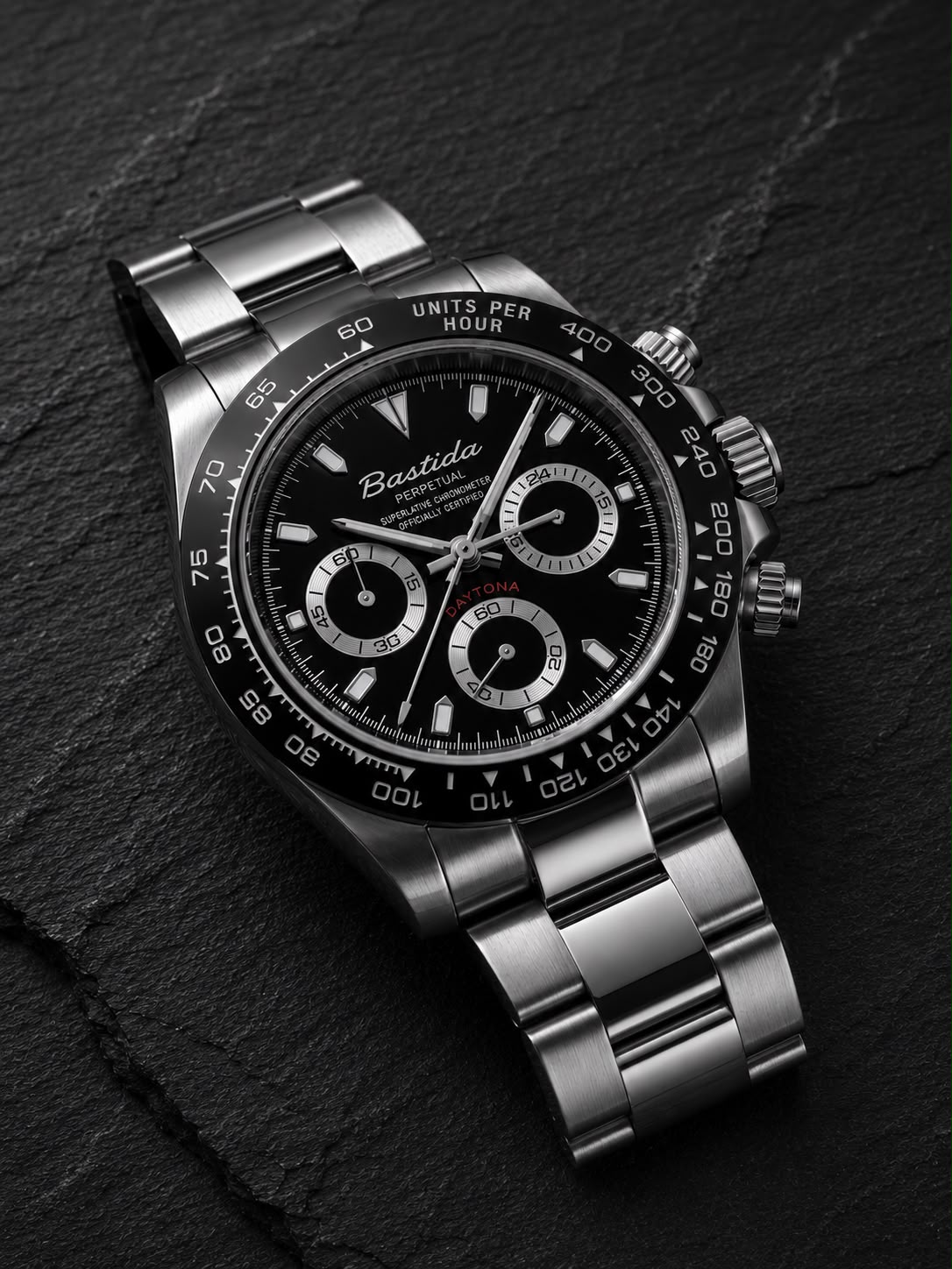 Print the entire watch and the logo on the top of the 25 metal patches