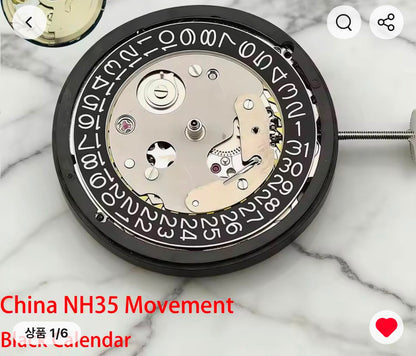 Custom 40mm, Chinese movement, no second hand