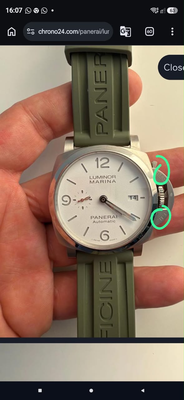 p watch No watchband.