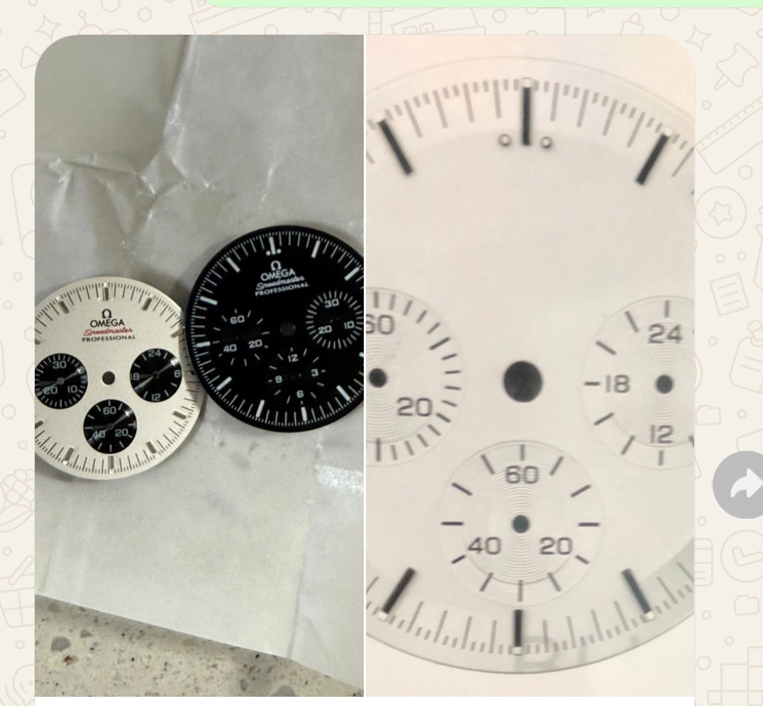 4 o dials, and blue