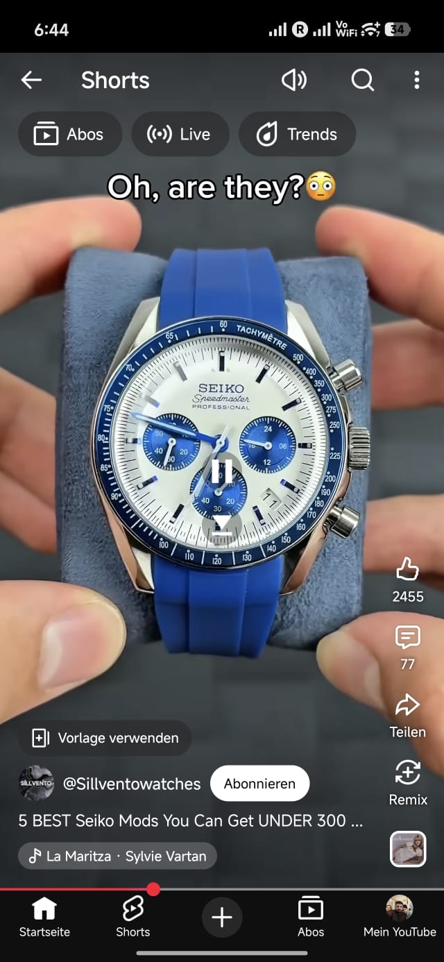 s watch，Sapphire glass, stainless steel strap