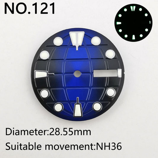 Custom Dial Earth shaped