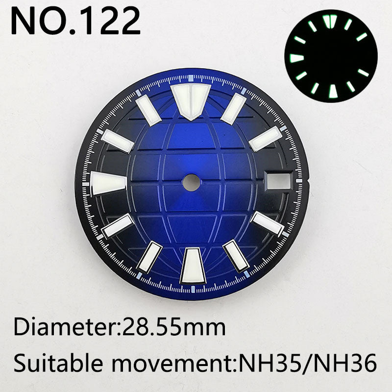 Custom Dial Earth shaped
