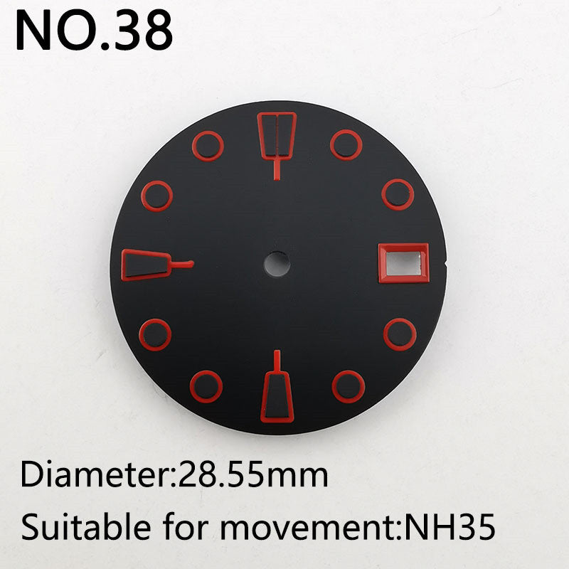 Custom Dial Black red