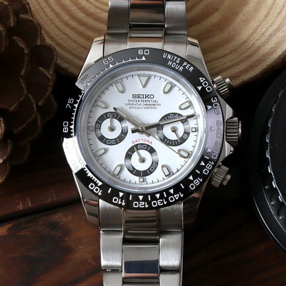 SeikoMod Daytona  White Panda