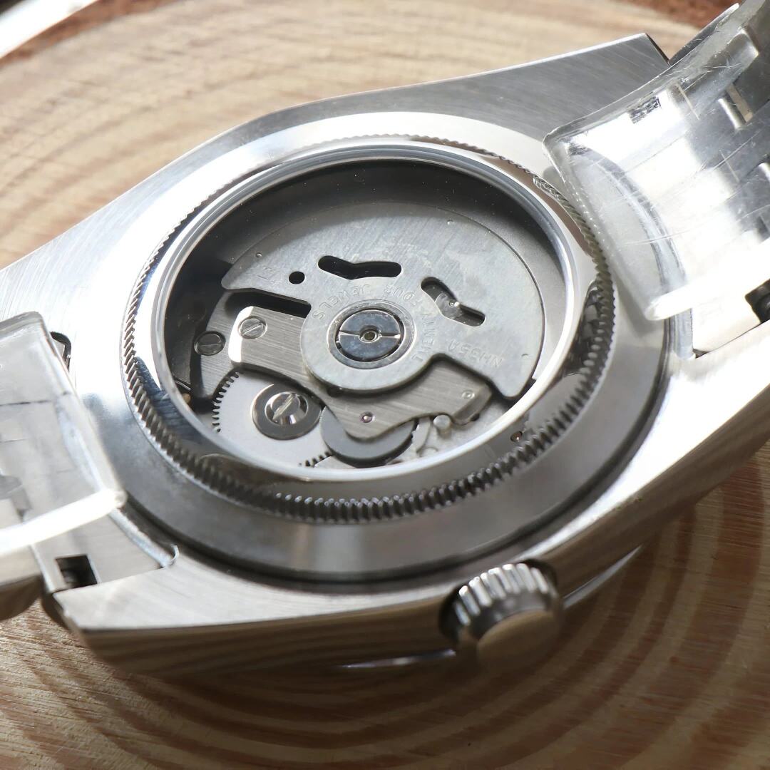 SeikoMod Datejust Sliver Black