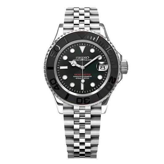 SeikoMod Submariner Sliver Black Ⅰ