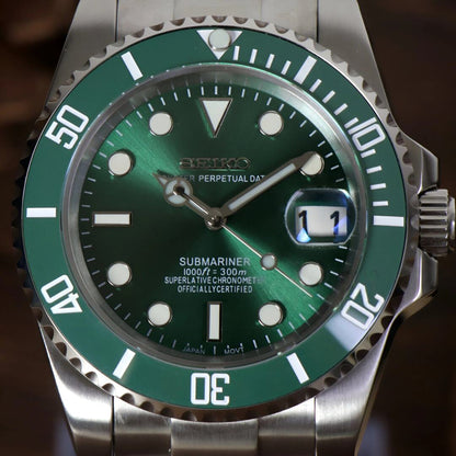 SeikoMod Submariner Hulk